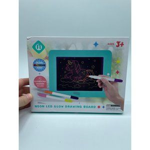 Hzran Light Up Drawing Tablet, Magic Drawing Board with Dual Color Marker Pen, 7